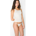 American Apparel Ladies' Baby Rib Thong Panty